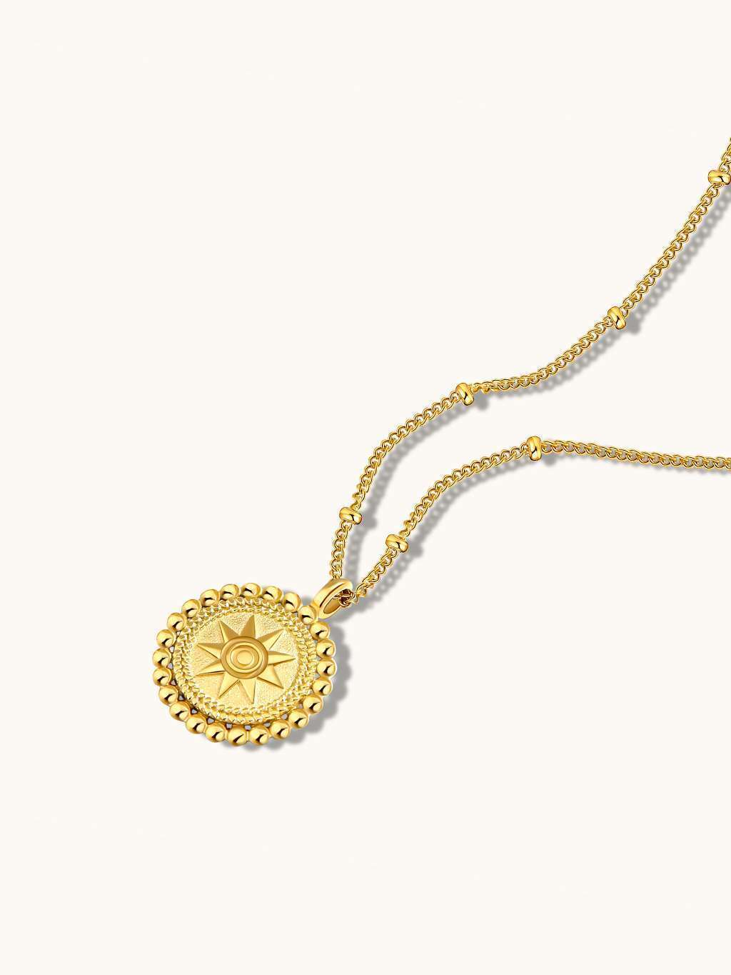 Star Coin Halskette Gold - Dorose | Wasserfester Schmuck, 18K vergoldet