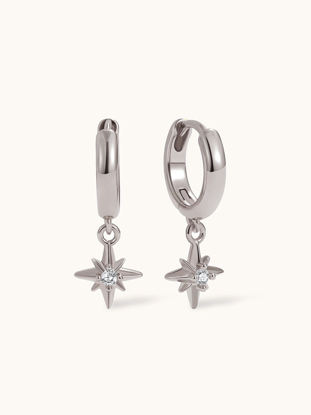 Star Hoop Ohrringe Gold 8,8mm - Dorose | Wasserresistent, kein Verfärben