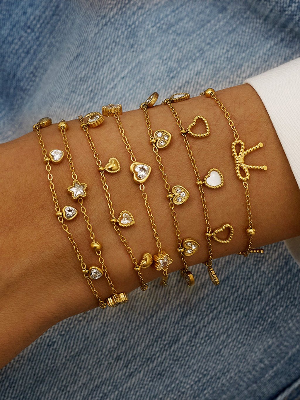 Stars Armband Gold - Dorose | Wasserresistent, kein Verfärben