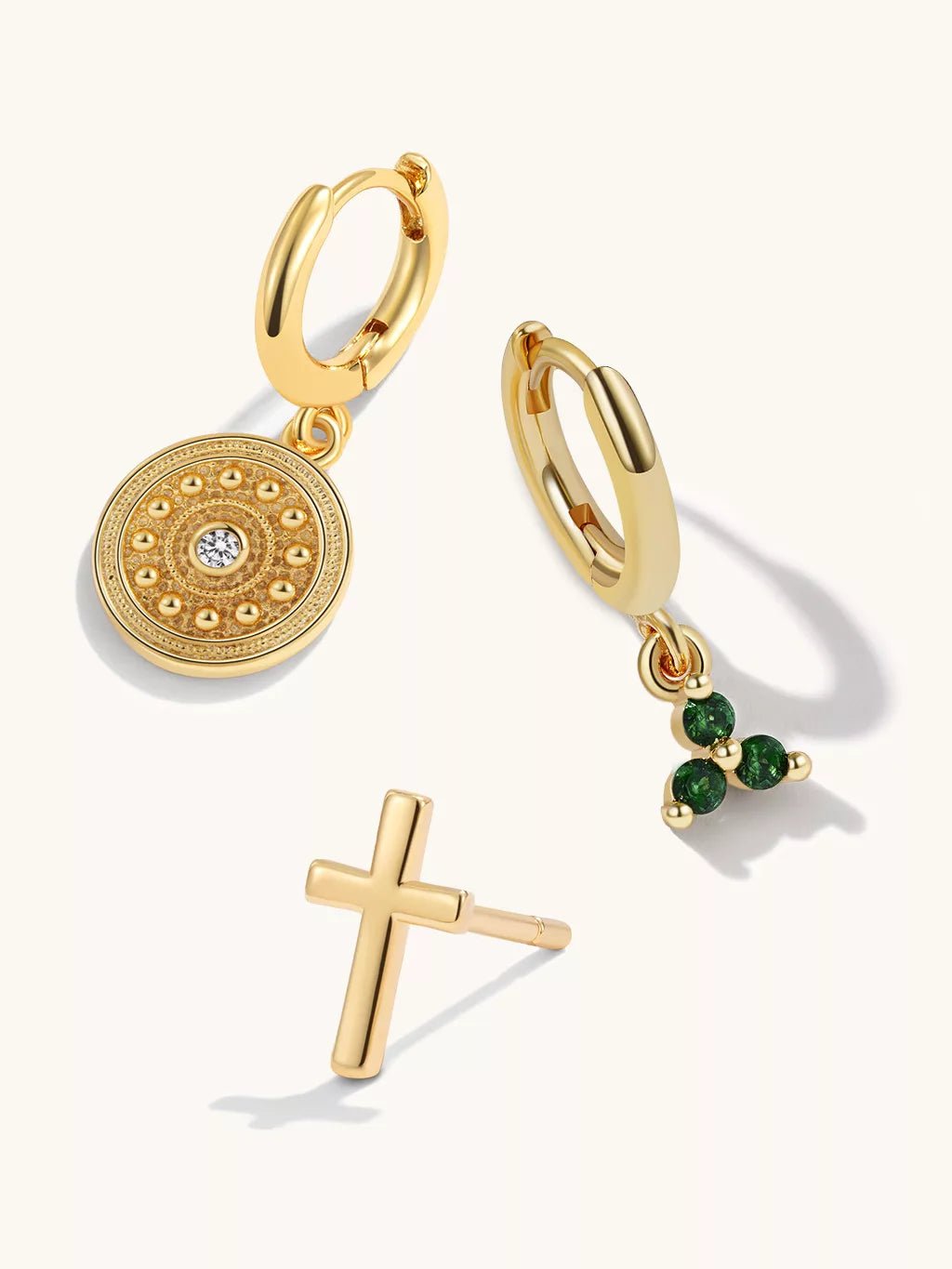 Stay Together Ohrring - Set Gold - Dorose | Wasserfester Schmuck, 18K vergoldet