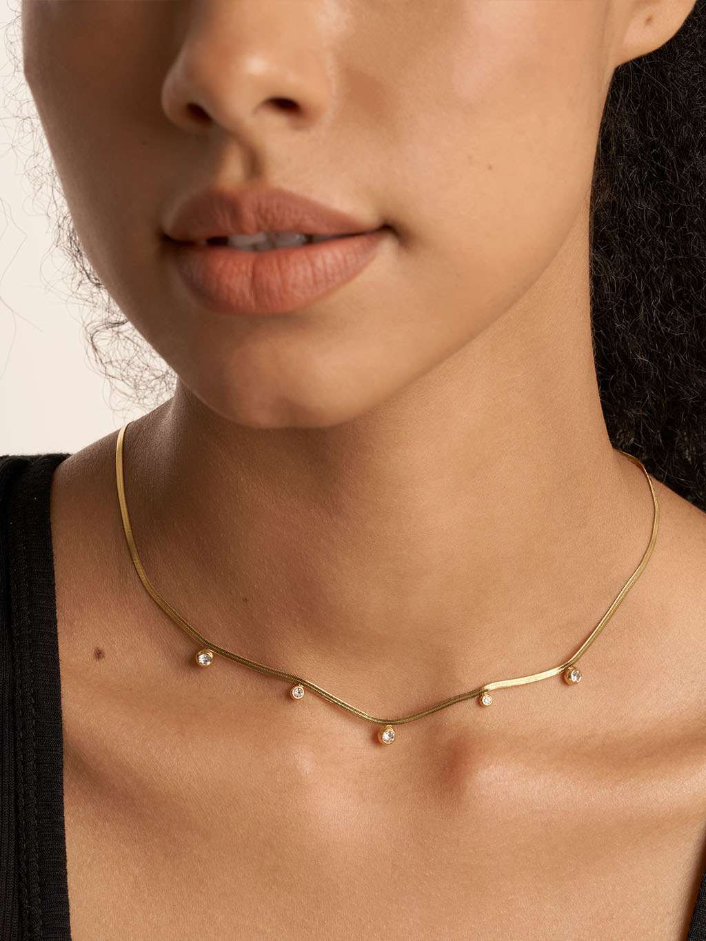 Stellar Schlangen Halskette Gold - Dorose | Wasserfester Schmuck, 18K vergoldet