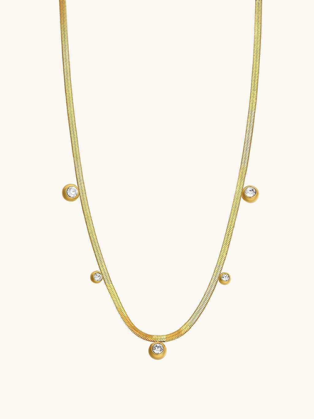 Stellar Schlangen Halskette Gold - Dorose | Wasserfester Schmuck, 18K vergoldet