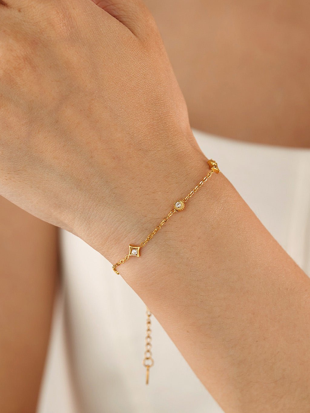 Stern Station Armband Gold - Dorose | Wasserresistent, kein Verfärben