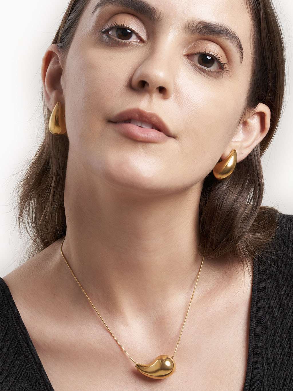 Sugar Ohrringe Gold Silber - Dorose | Wasserfester Schmuck, 18K vergoldet