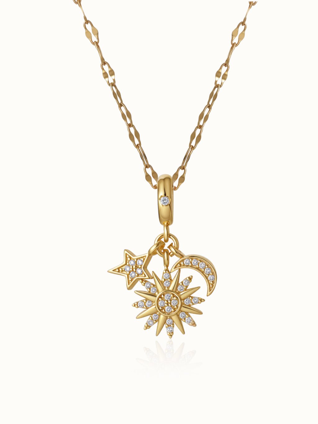 Sun Moon Star Kette Gold - Dorose | Wasserresistent, kein Verfärben