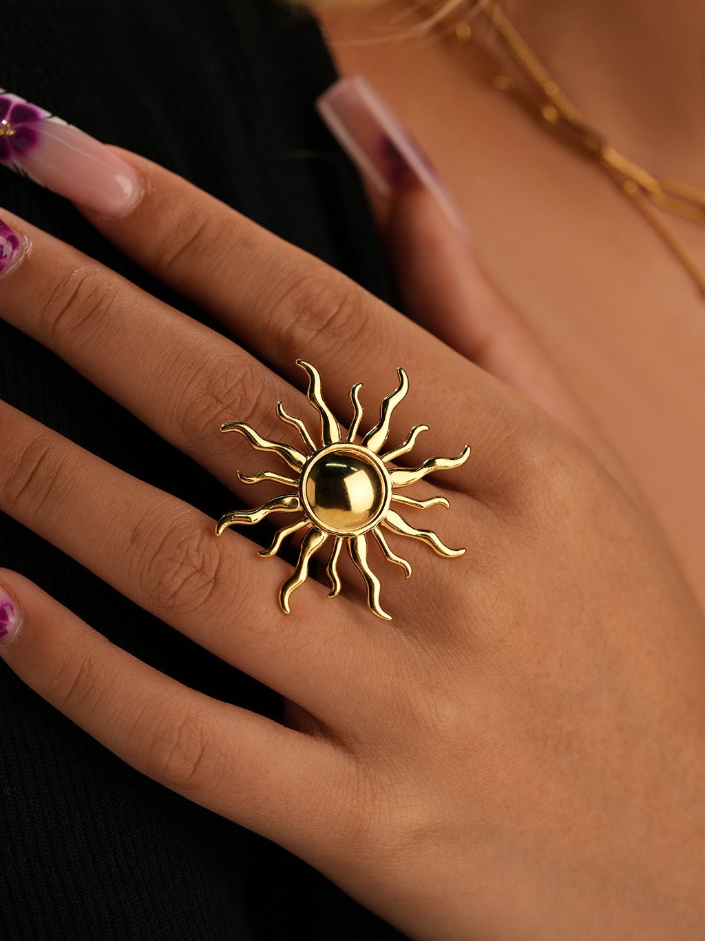 Sun Ring Gold 56mm - Dorose | Wasserresistent, kein Verfärben