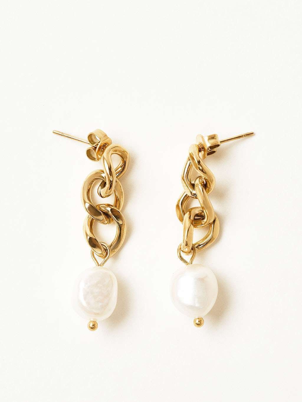 Sunset Pearl Ohrringe Gold - Dorose | Wasserfester Schmuck, 18K vergoldet