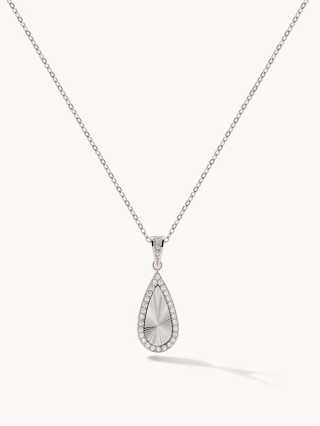 Tear Drop Kette Silber - Dorose | Wasserfester Schmuck, 18K vergoldet
