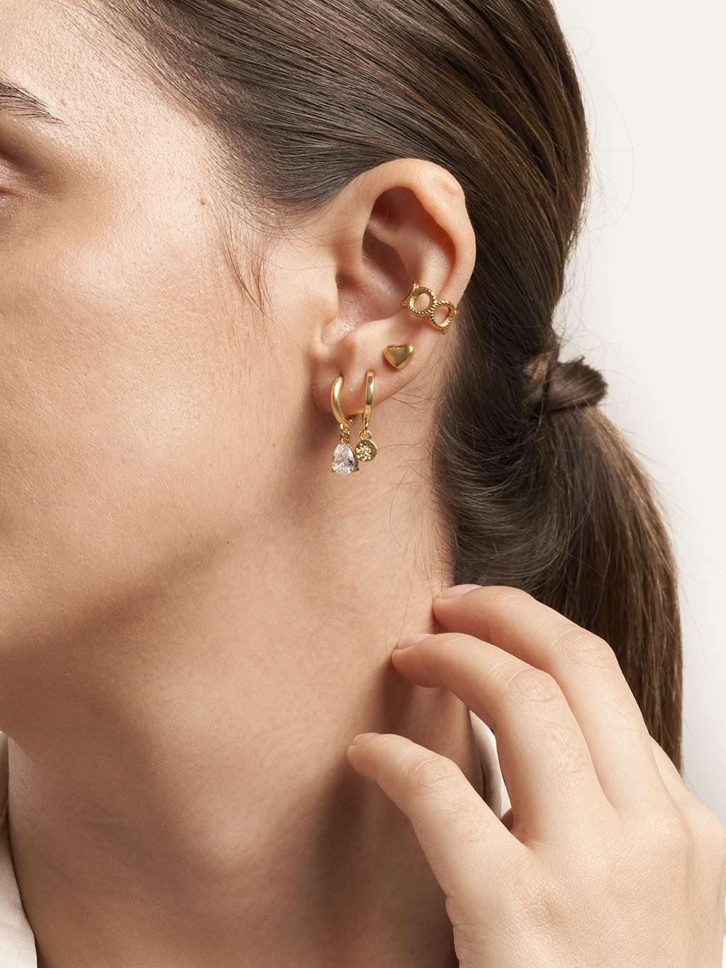 Teardrop Ohrringe Gold - Dorose | Wasserresistent, kein Verfärben