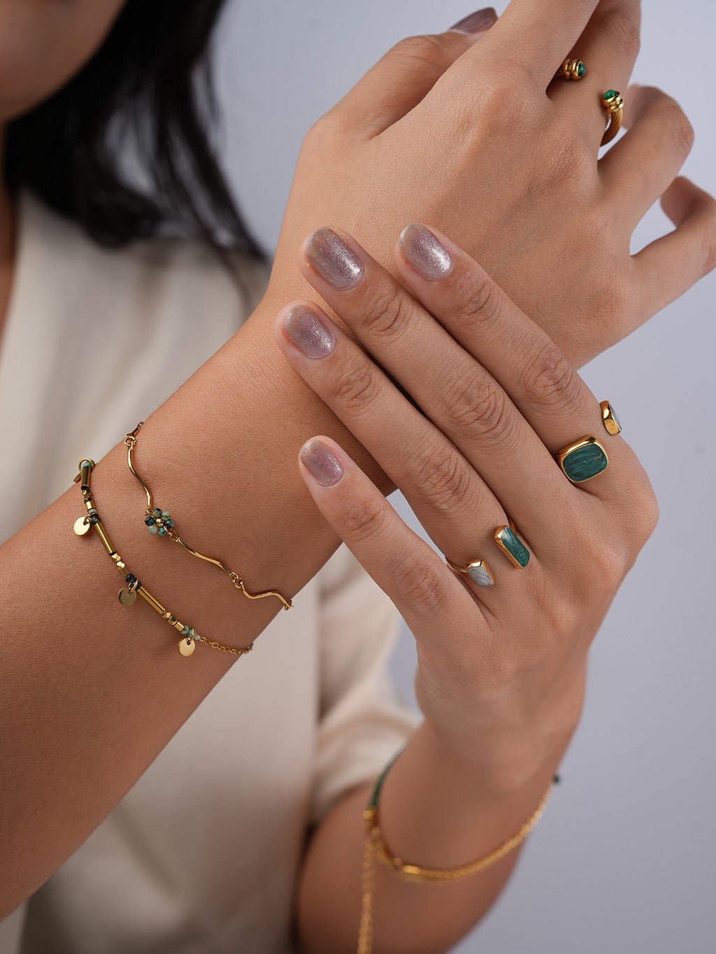 Terra Duo Ring Gold - Dorose | Wasserresistent, kein Verfärben