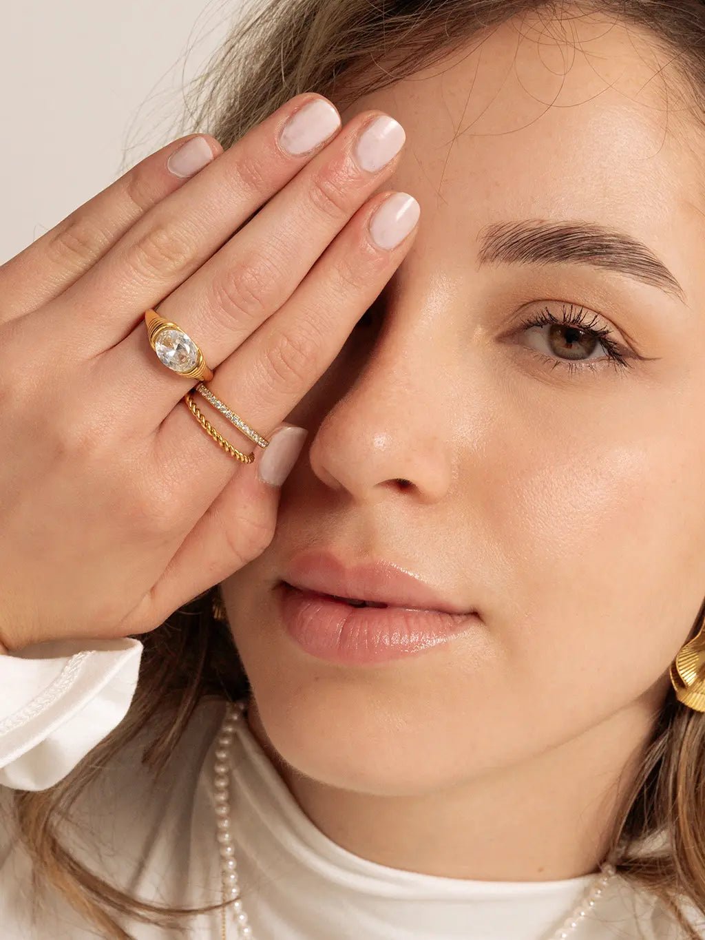 Timeless Ring Gold - Dorose | Wasserfester Schmuck, 18K vergoldet