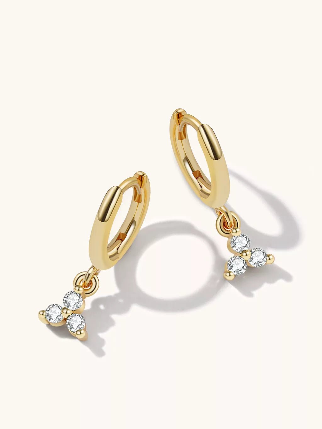 Together Ohrringe Gold 8mm - Dorose | Wasserfester Schmuck, 18K vergoldet