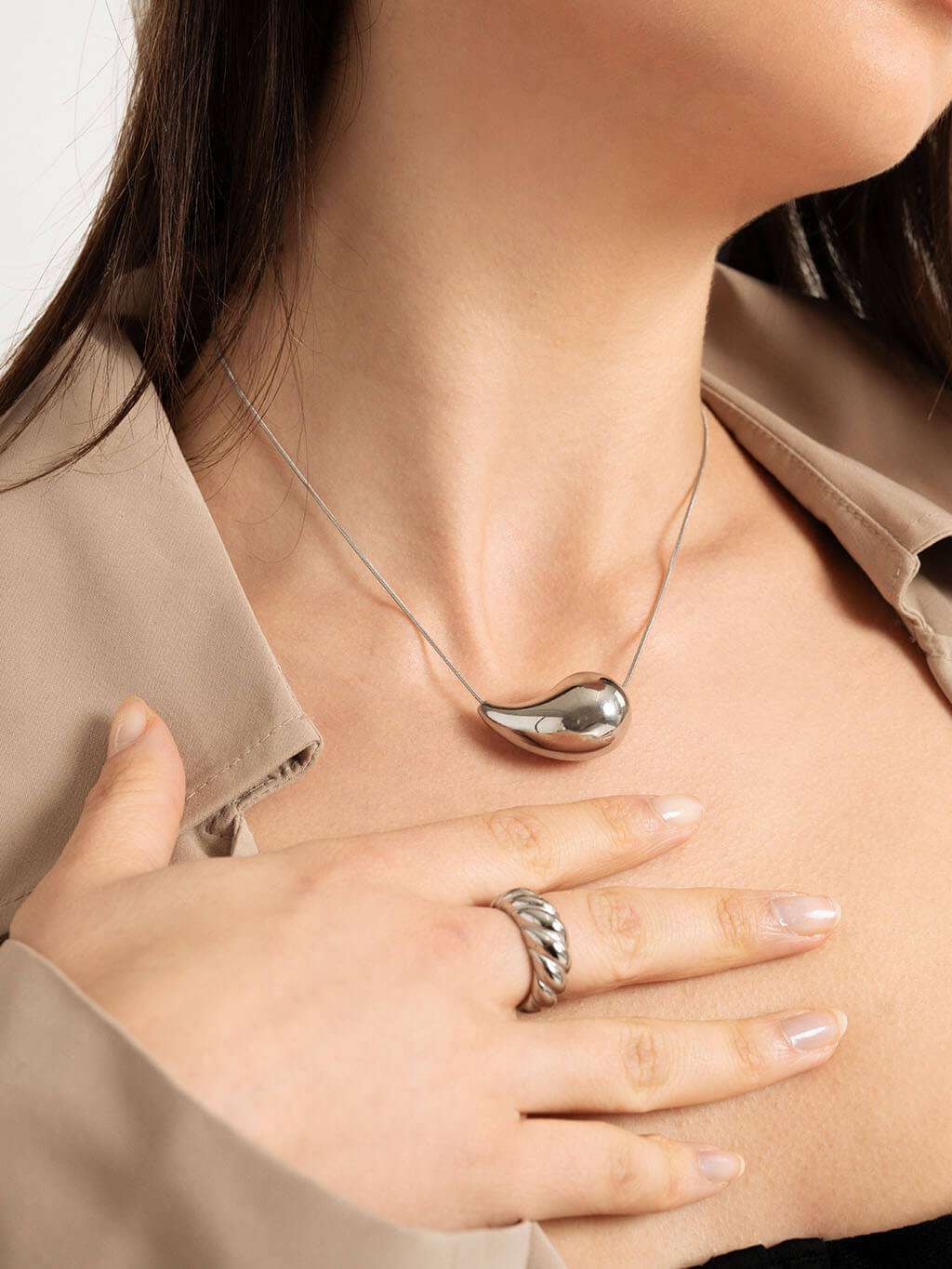 Twista Dome Ring Gold - Dorose | Wasserfester Schmuck, 18K vergoldet