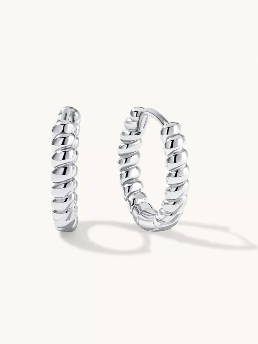 Twisted Creole Ohrringe Gold & Silber 11mm - Dorose | Wasserfester Schmuck, 18K vergoldet