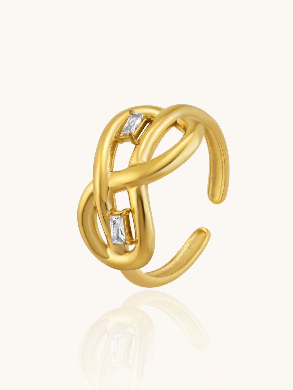 Unbound Glimmer Ring Gold - Dorose | Wasserresistent, kein Verfärben