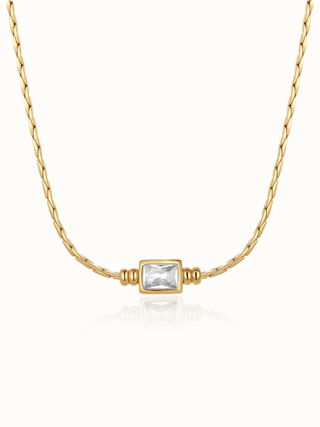 Unique Shine Kette Gold - Dorose | Wasserresistent, kein Verfärben