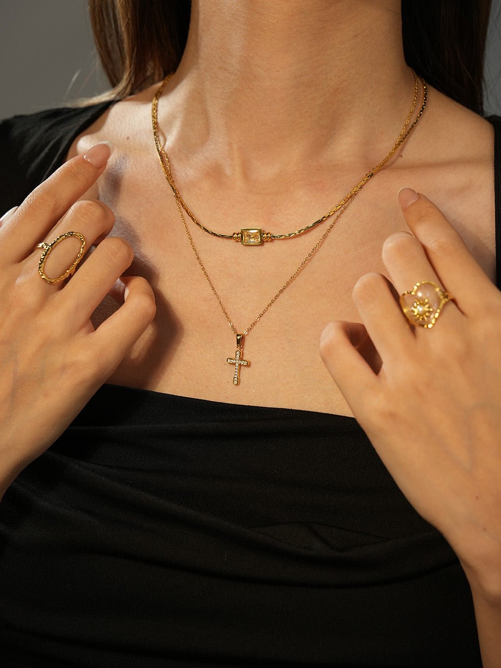 Unique Shine Kette Gold - Dorose | Wasserresistent, kein Verfärben