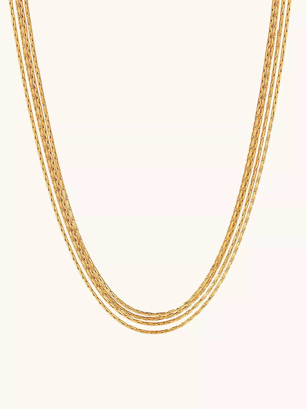 Verschlussketten - Quartett Gold - Dorose | Wasserfester Schmuck, 18K vergoldet