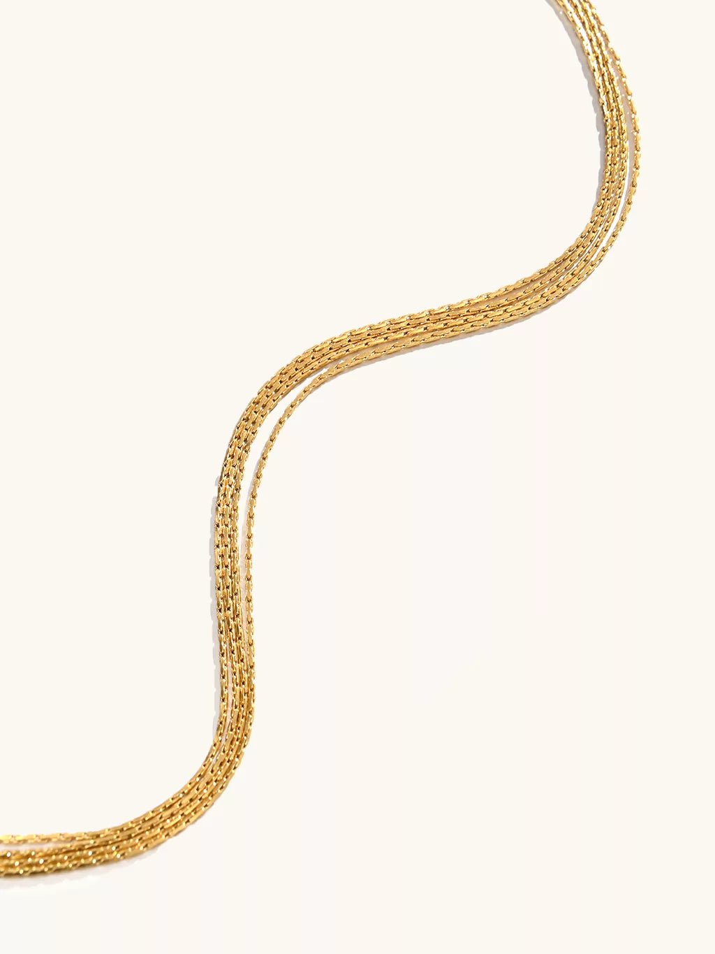Verschlussketten - Quartett Gold - Dorose | Wasserfester Schmuck, 18K vergoldet