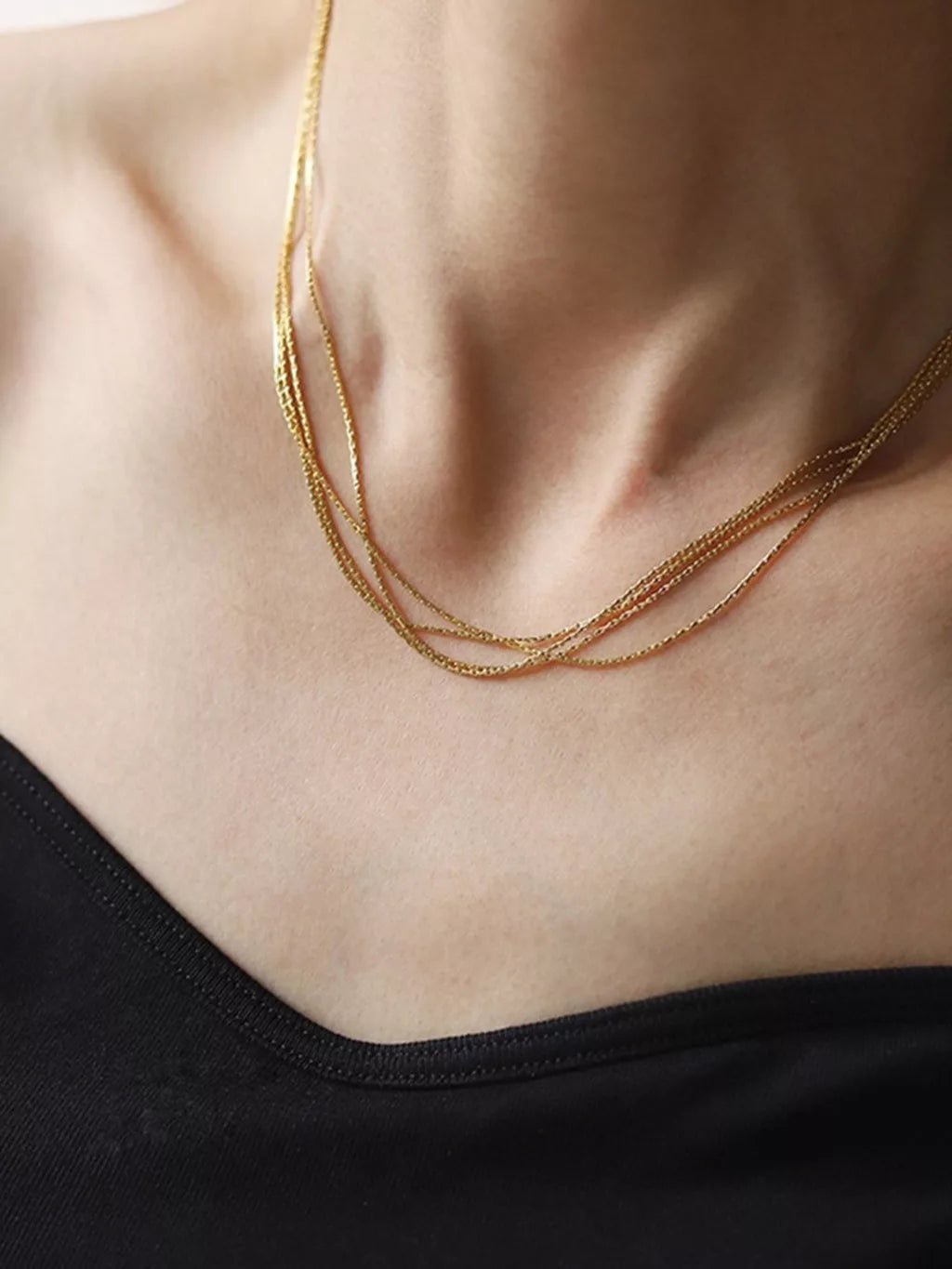 Verschlussketten - Quartett Gold - Dorose | Wasserfester Schmuck, 18K vergoldet