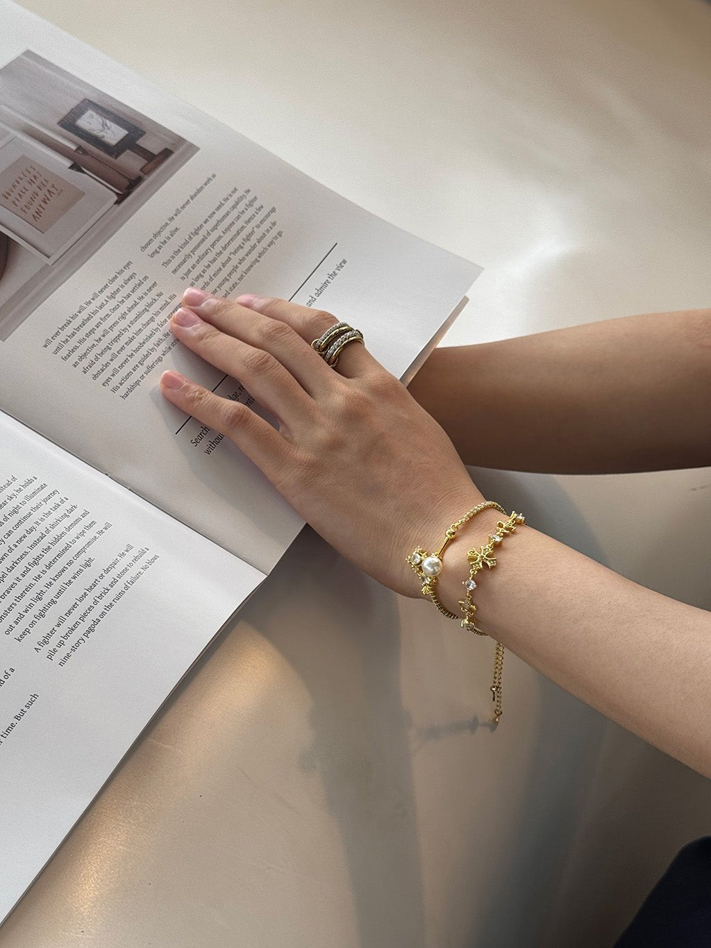 Vintage Cross Armband Gold - Dorose | Wasserresistent, kein Verfärben