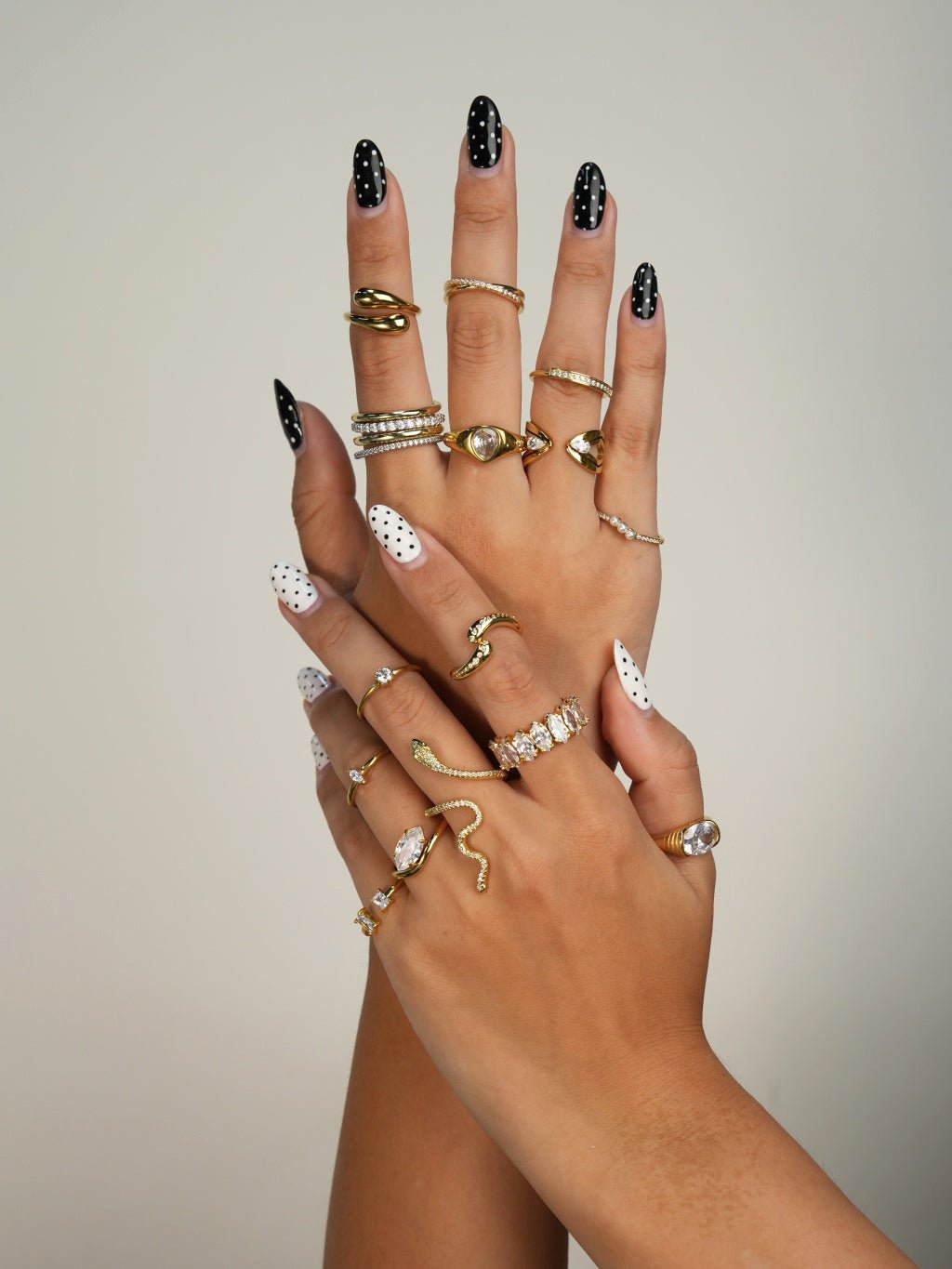 Vintage Floating Gem Ring Gold - Dorose | Wasserresistent, kein Verfärben