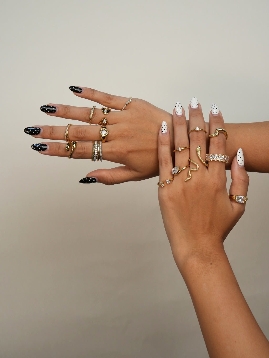 Vintage Floating Gem Ring Gold - Dorose | Wasserresistent, kein Verfärben