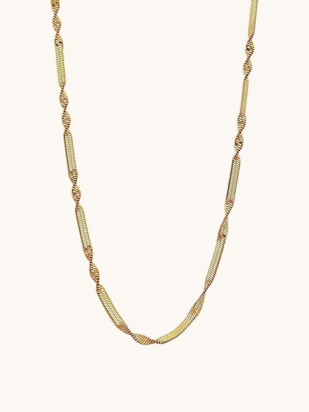 Vintage Old Halskette Gold - Dorose | Wasserfester Schmuck, 18K vergoldet