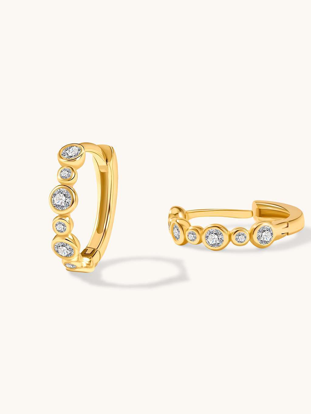 Vivid Ohrringe Gold - Dorose | Wasserfester Schmuck, 18K vergoldet