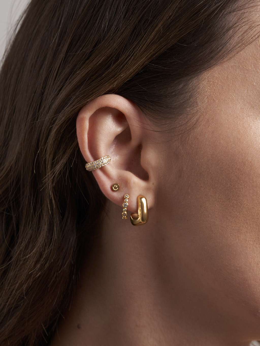 Vivid Ohrringe Gold - Dorose | Wasserfester Schmuck, 18K vergoldet