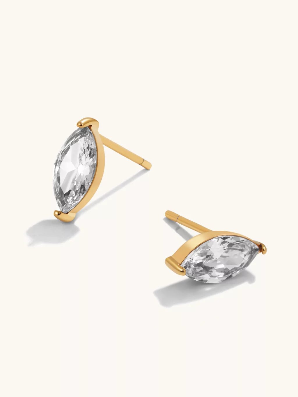 Water Drop Ohrringe Gold - Dorose | Wasserfester Schmuck, 18K vergoldet