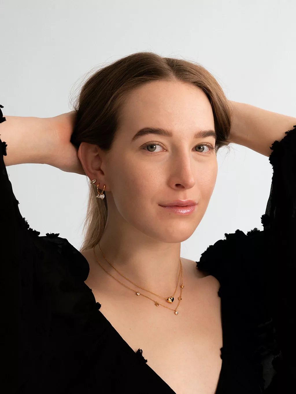 Water Drop Ohrringe Gold - Dorose | Wasserfester Schmuck, 18K vergoldet