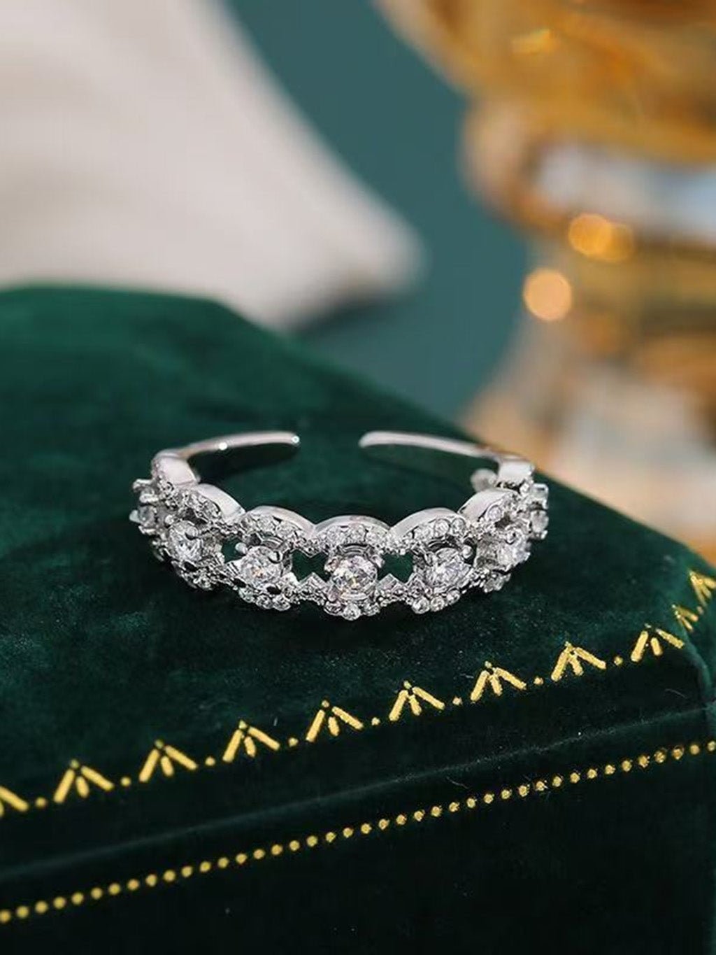 White Lace Ring 52mm - Dorose | Wasserresistent, kein Verfärben