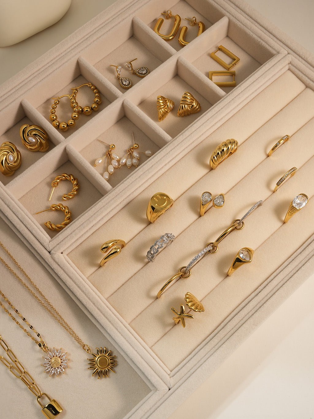 White Lace Ring 52mm - Dorose | Wasserresistent, kein Verfärben