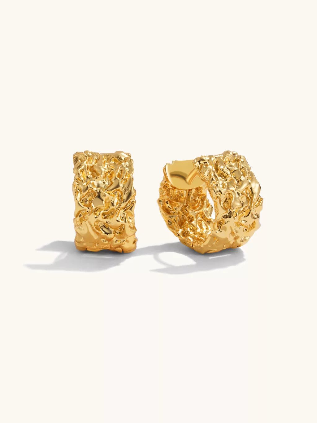 Wonderful Ohrringe Gold 10mm - Dorose | Wasserfester Schmuck, 18K vergoldet