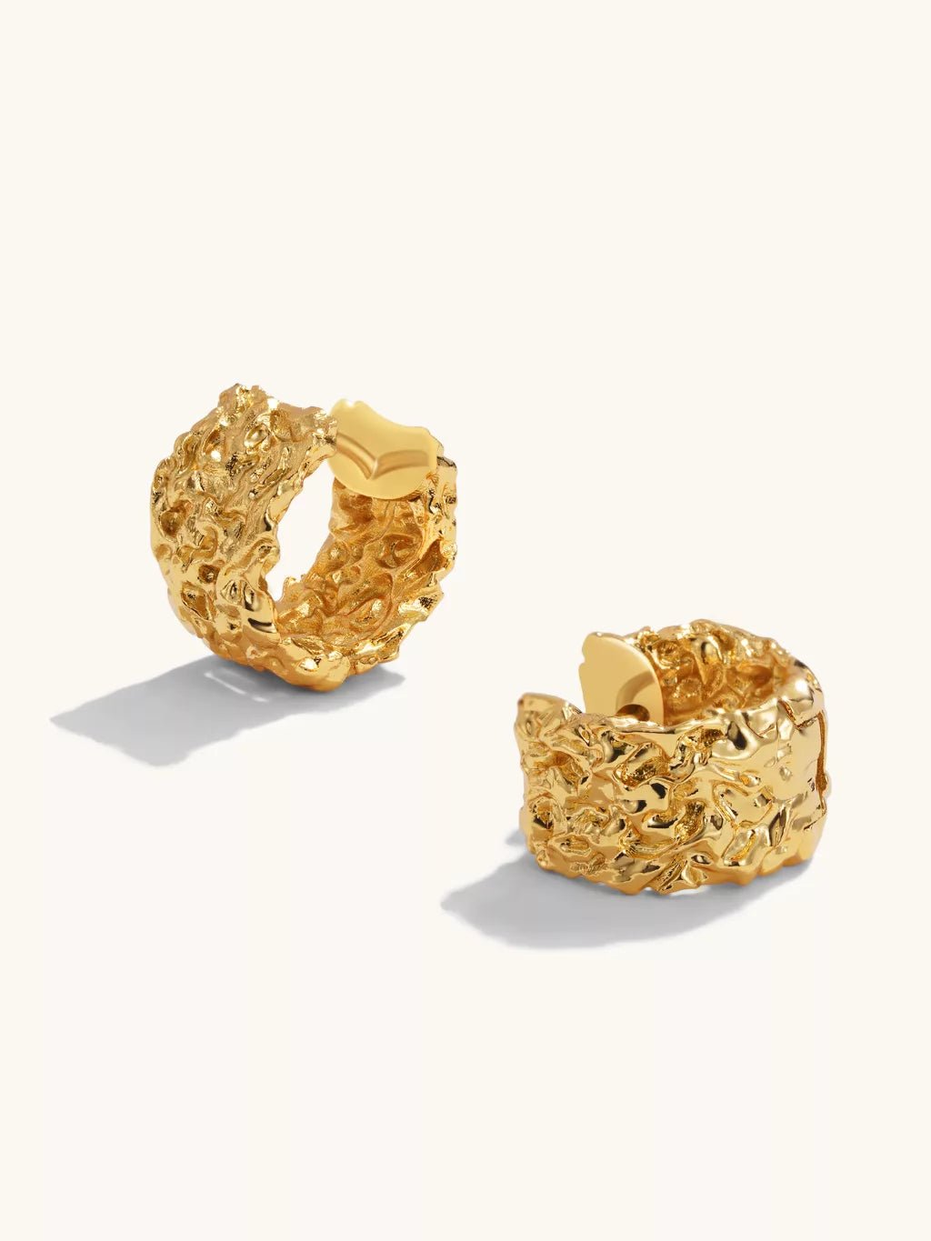 Wonderful Ohrringe Gold 10mm - Dorose | Wasserfester Schmuck, 18K vergoldet