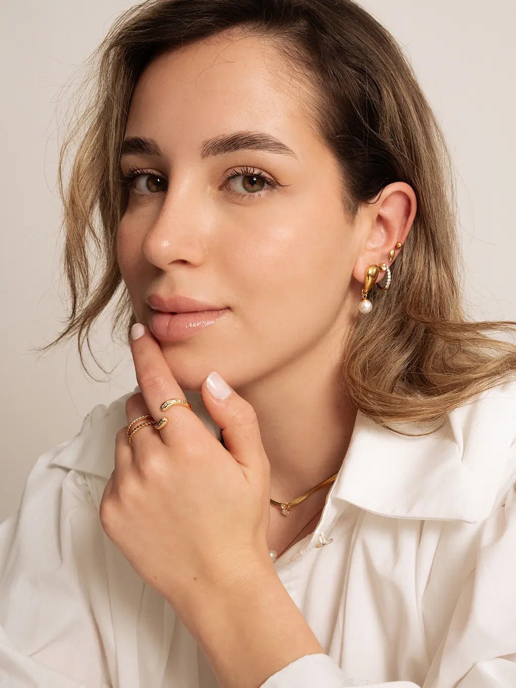 Wrap Ring Gold 52mm - Dorose | Wasserfester Schmuck, 18K vergoldet