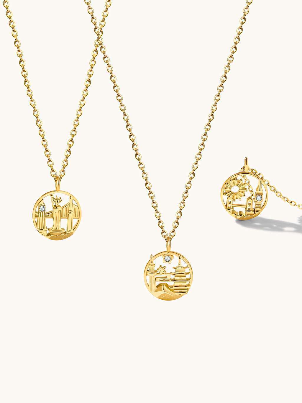City Collection - Dorose | Wasserfester Schmuck, 18K vergoldet