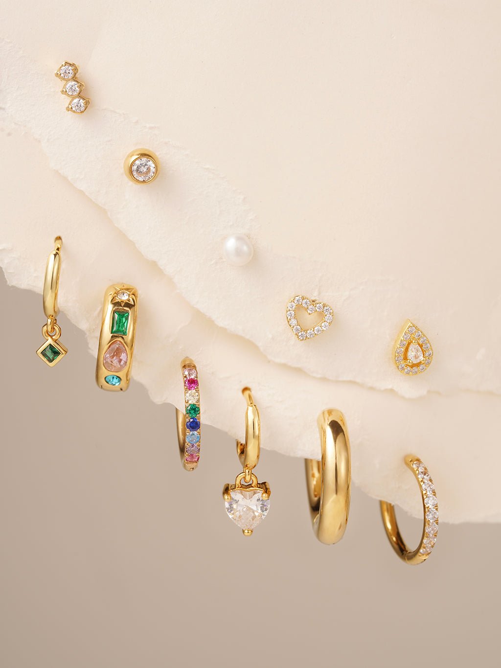 Ohrhänger - Dorose | Wasserfester Schmuck, 18K vergoldet