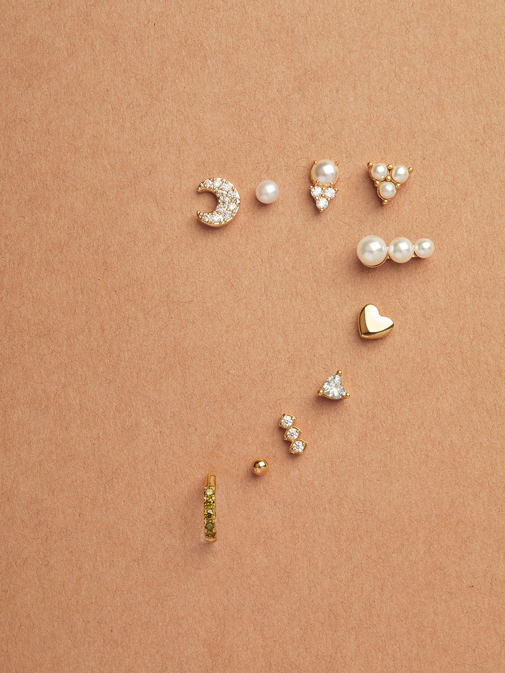 Ohrstecker - Dorose | Wasserfester Schmuck, 18K vergoldet