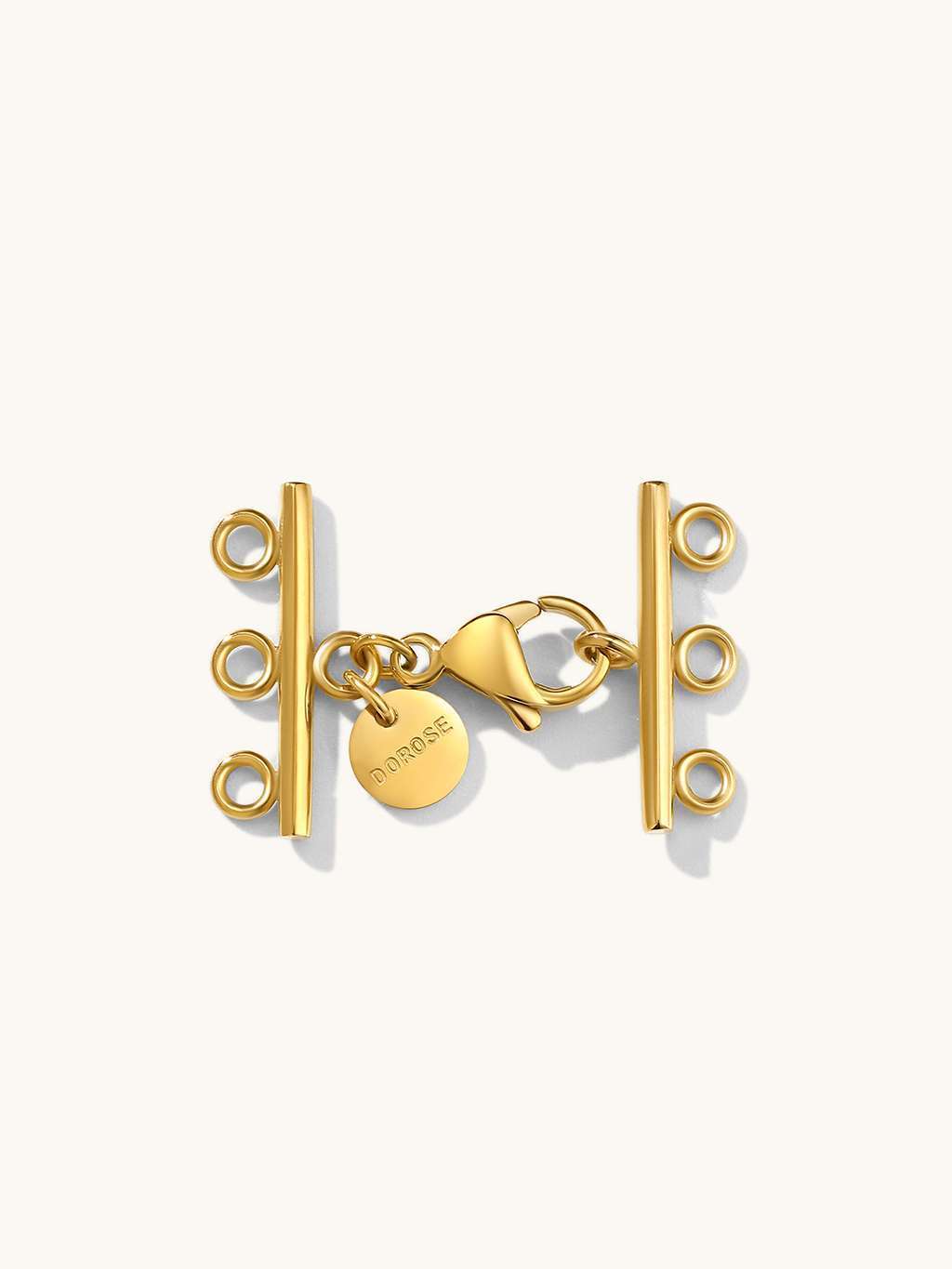 3 Strang Ketten Layering Verschluss - Dorose | Wasserfester Schmuck, 18K vergoldet