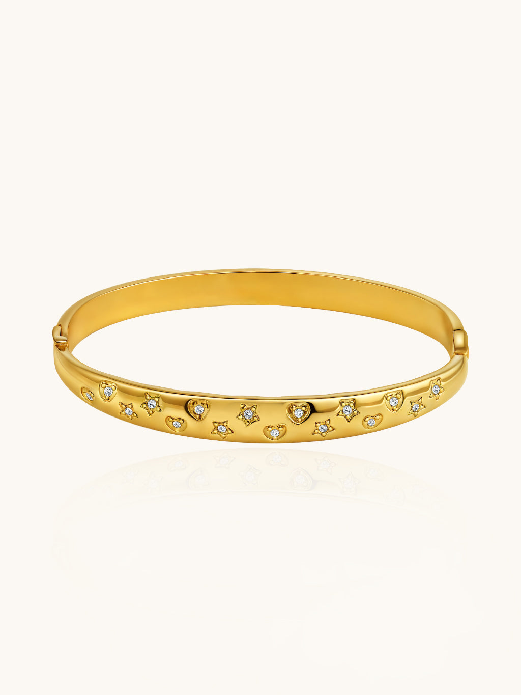 Starry Hearts Bracelet Gold - Dorose | Wasserresistent, kein Verfärben