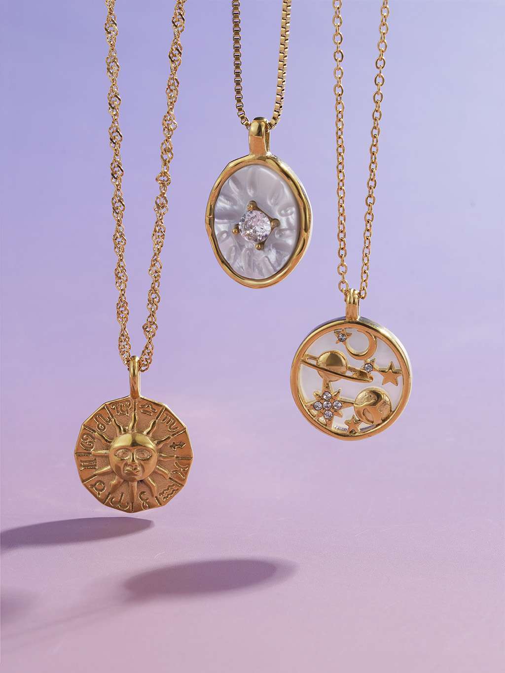 18K vergoldete Edelstahl Halskette für Damen - Wasserfester Schmuck - Geschenkidee -Hypoallergener Alltagsschmuck von Dorose