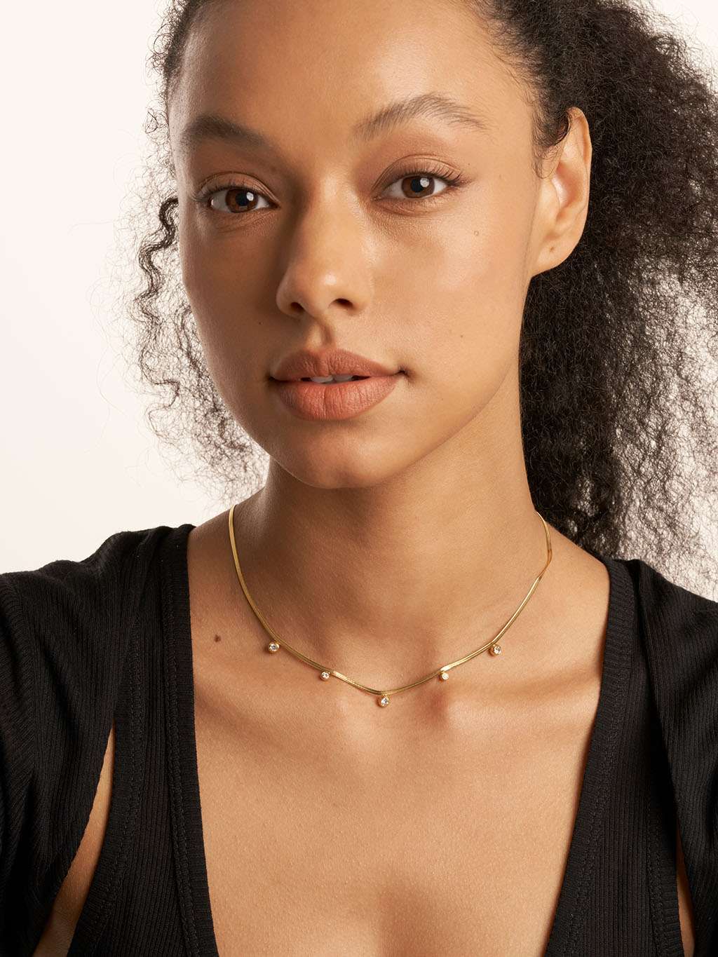 18K vergoldete Edelstahl Halskette für Damen - Wasserfester Schmuck - Geschenkidee -Hypoallergener Alltagsschmuck von Dorose