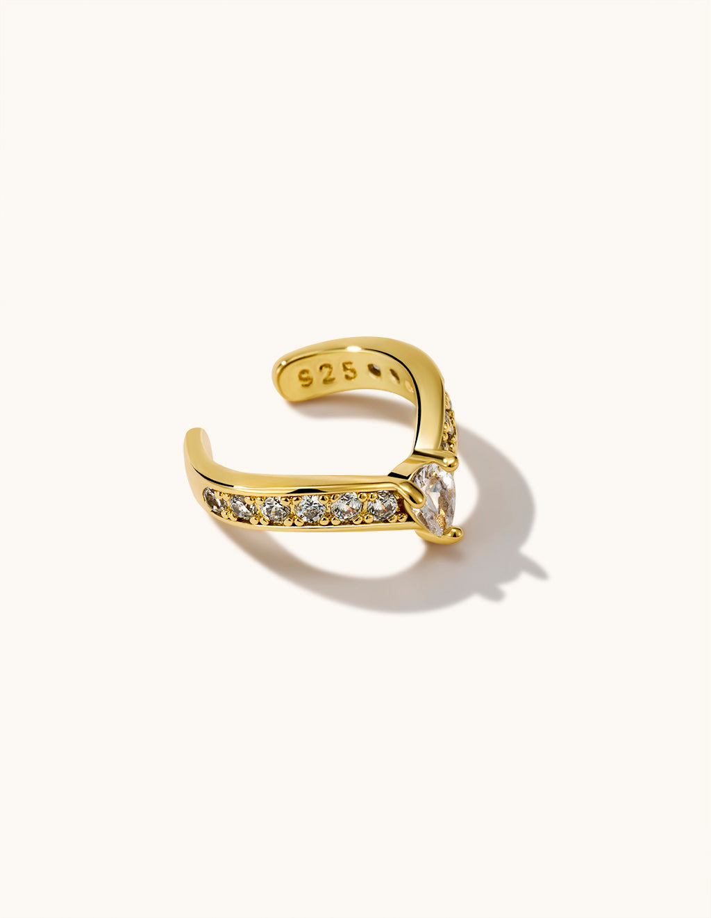 V-Shaped Earcuff Gold