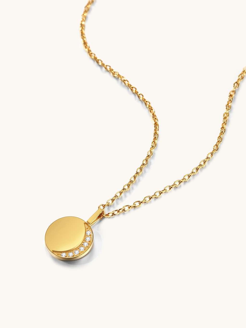 18K vergoldete Edelstahl Halskette für Damen - Wasserfester Schmuck - Geschenkidee -Hypoallergener Alltagsschmuck von Dorose