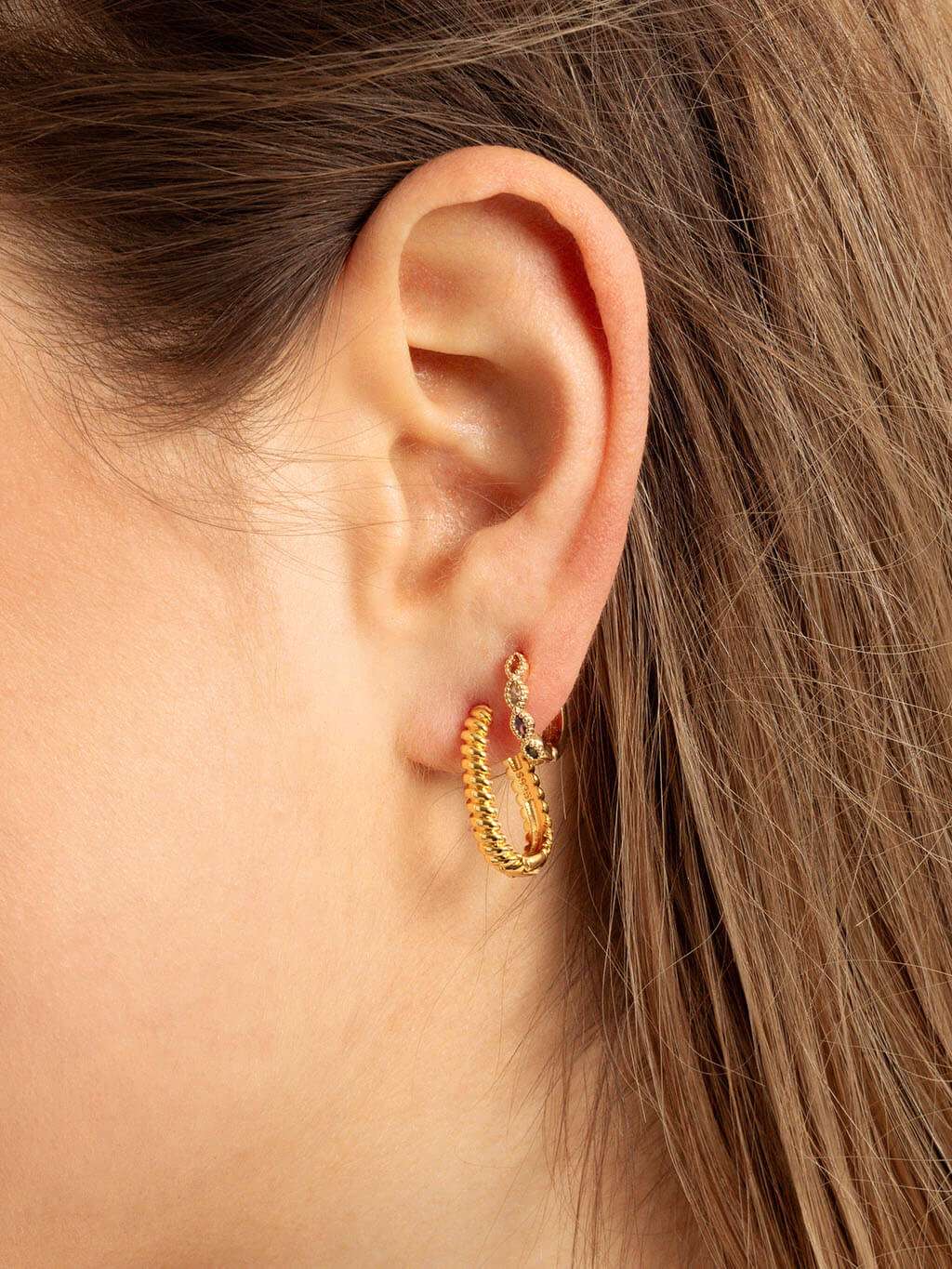 Absolute Appeal Ohrringe Gold - Dorose | Wasserfester Schmuck, 18K vergoldet