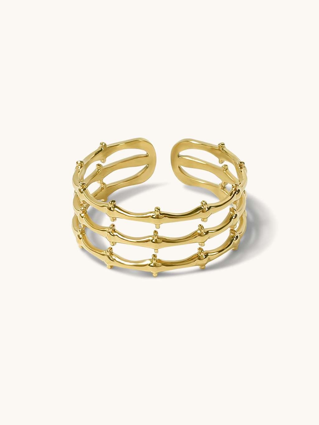 Always Ring Gold 54 - Dorose | Wasserfester Schmuck, 18K vergoldet