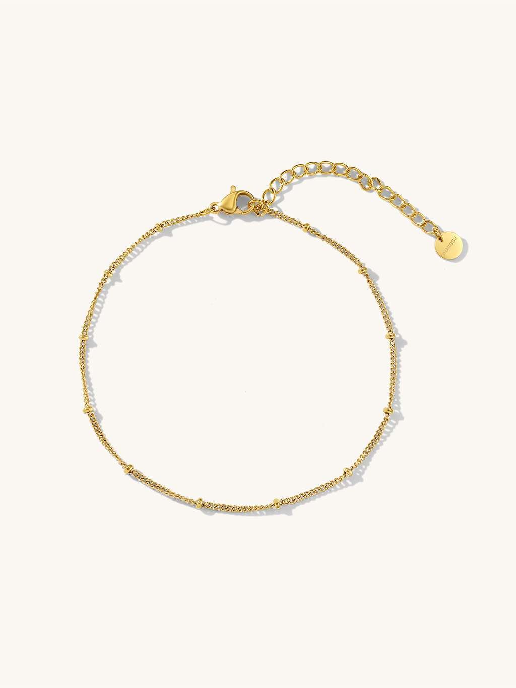 Ball Fußkette Gold - Dorose | Wasserfester Schmuck, 18K vergoldet