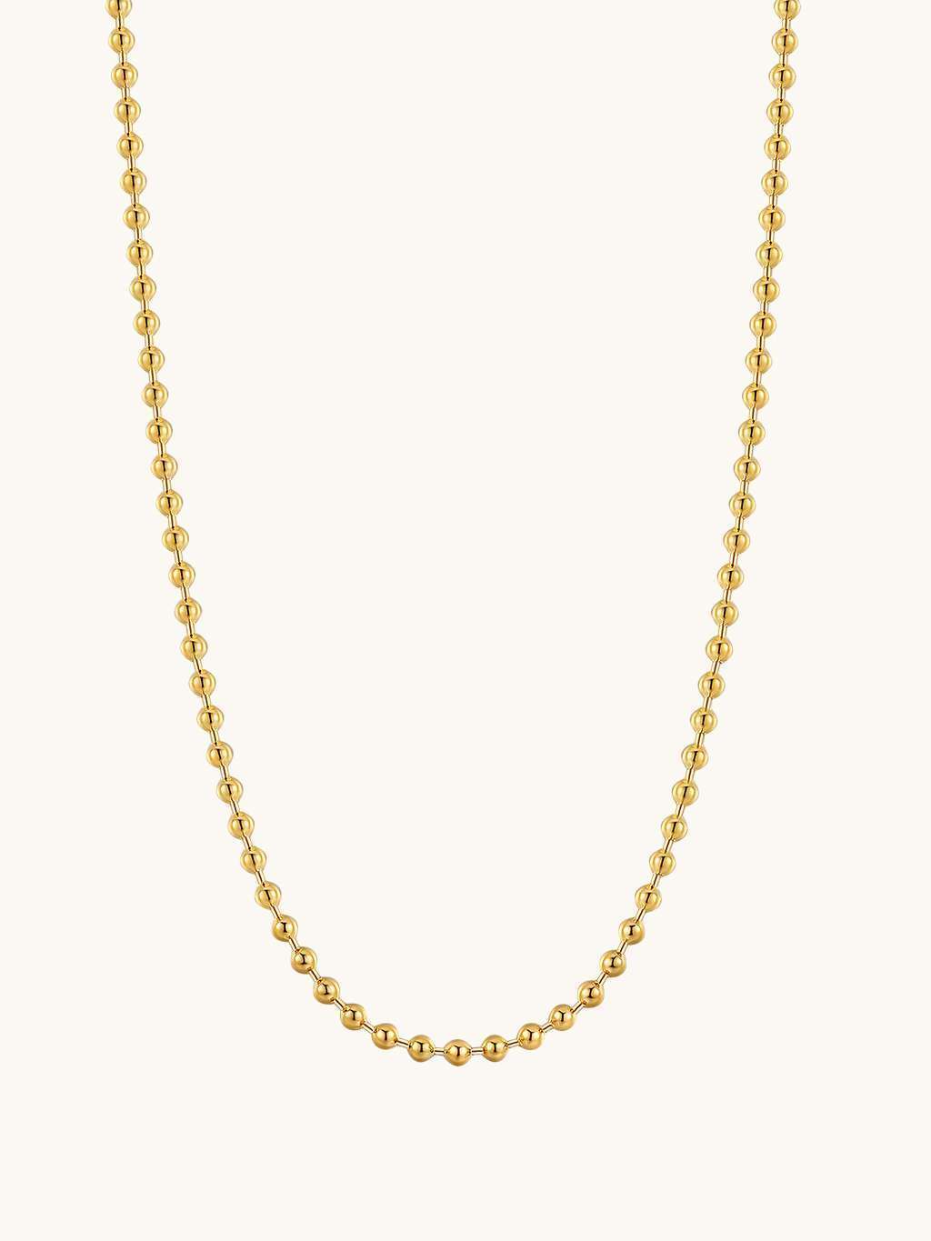 Bead Ball Halskette Gold - Dorose | Wasserresistent, kein Verfärben
